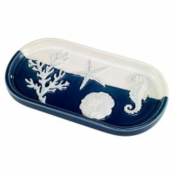 Outlet 💯 Bath Accessories Avanti Batik Coastal Bathroom Tray 😉
