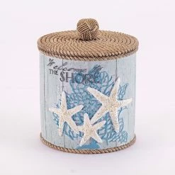 Outlet ❤️ Bathroom Jars Avanti Beachcomber Bathroom Covered Jar 🎁