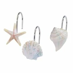 Top 10 😍 Shower Curtain Hooks Avanti Coastal Terrazzo Shower Hooks 🤩