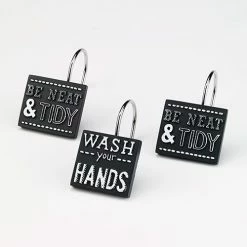 Coupon 🎉 Avanti Chalk It Up Shower Curtain Hooks 👏
