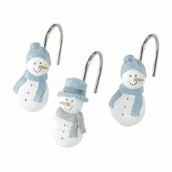 Best Pirce 🌟 Shower Curtain Hooks Avanti Frosty Friends Shower Hooks 👏
