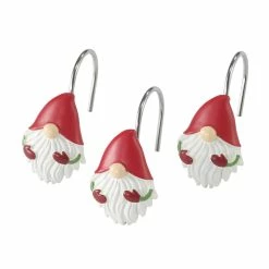 Top 10 🎁 Shower Curtain Hooks Avanti Merry Gnome Shower Hooks ⭐