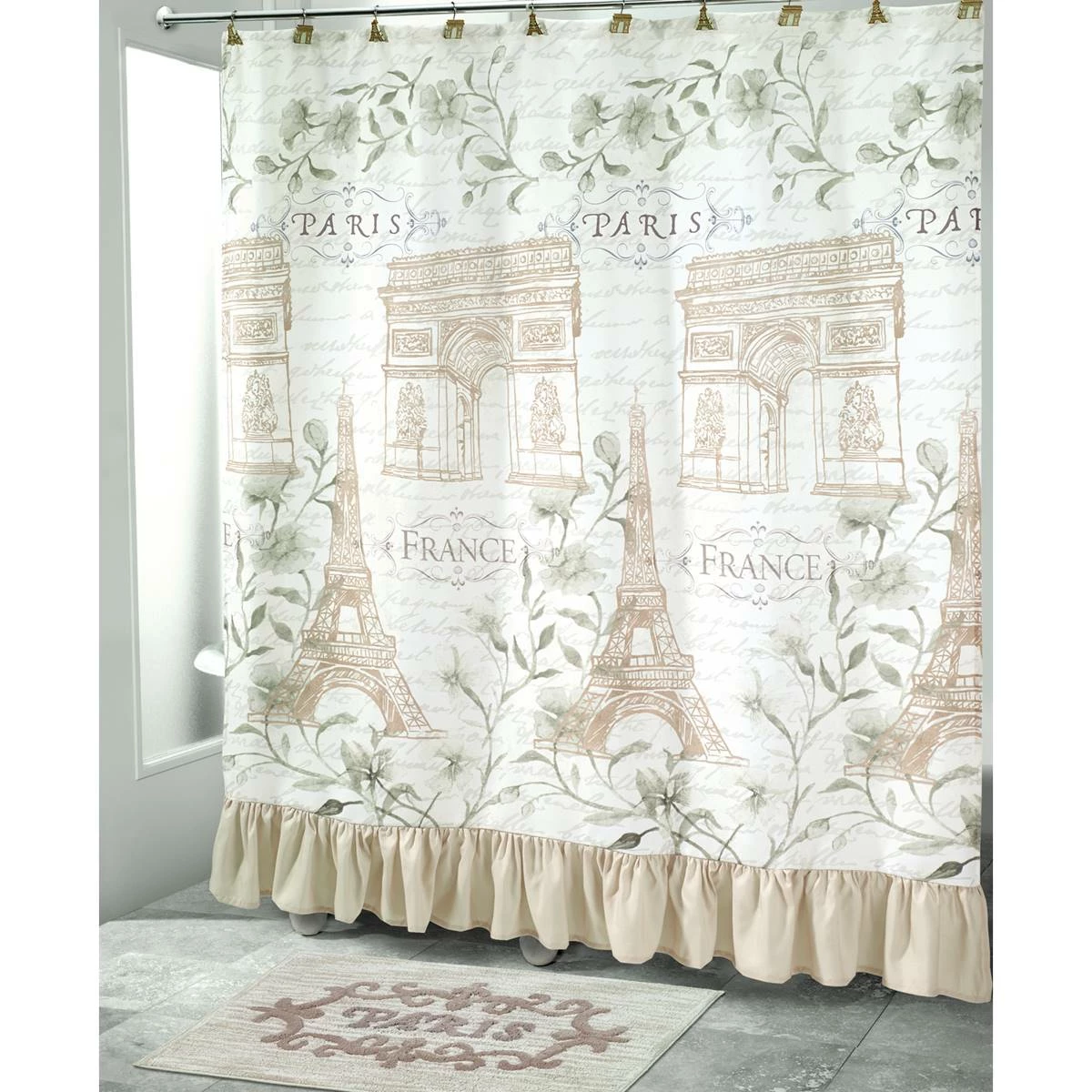 Coupon 🥰 Shower Curtains Avanti Paris Botanique Shower Curtain 🎁 3 Coupon 🥰 Shower Curtains Avanti Paris Botanique Shower Curtain 🎁