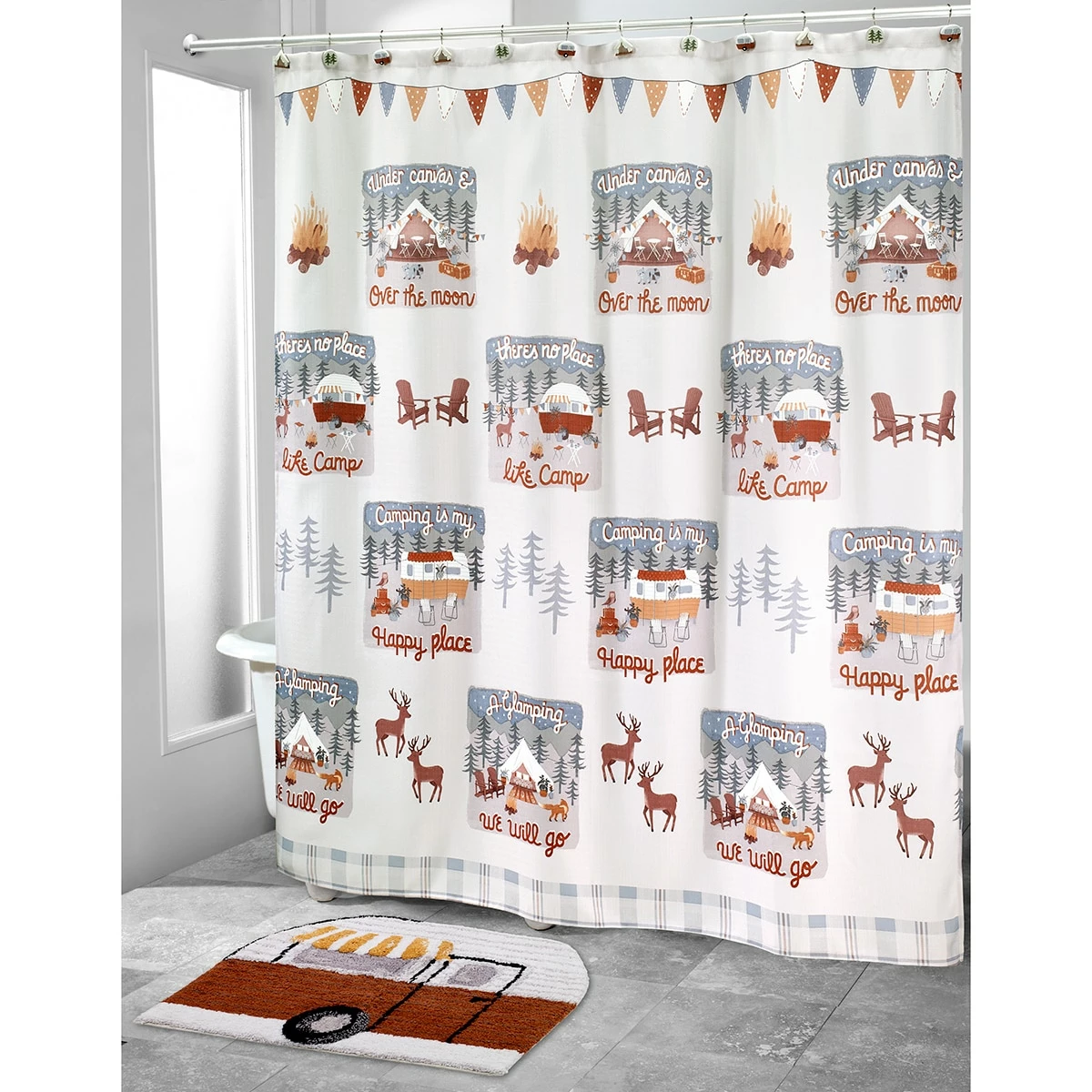 Best reviews of ๐คฉ Shower Curtains Avanti Gone Glamping Shower Curtain ๐ 3 Best reviews of ๐คฉ Shower Curtains Avanti Gone Glamping Shower Curtain ๐