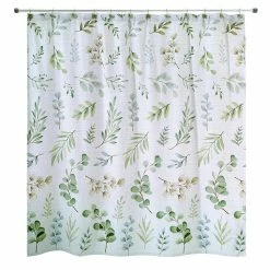Cheap 🥰 Shower Curtains Avanti Ombre Leaves Shower Curtain 🤩