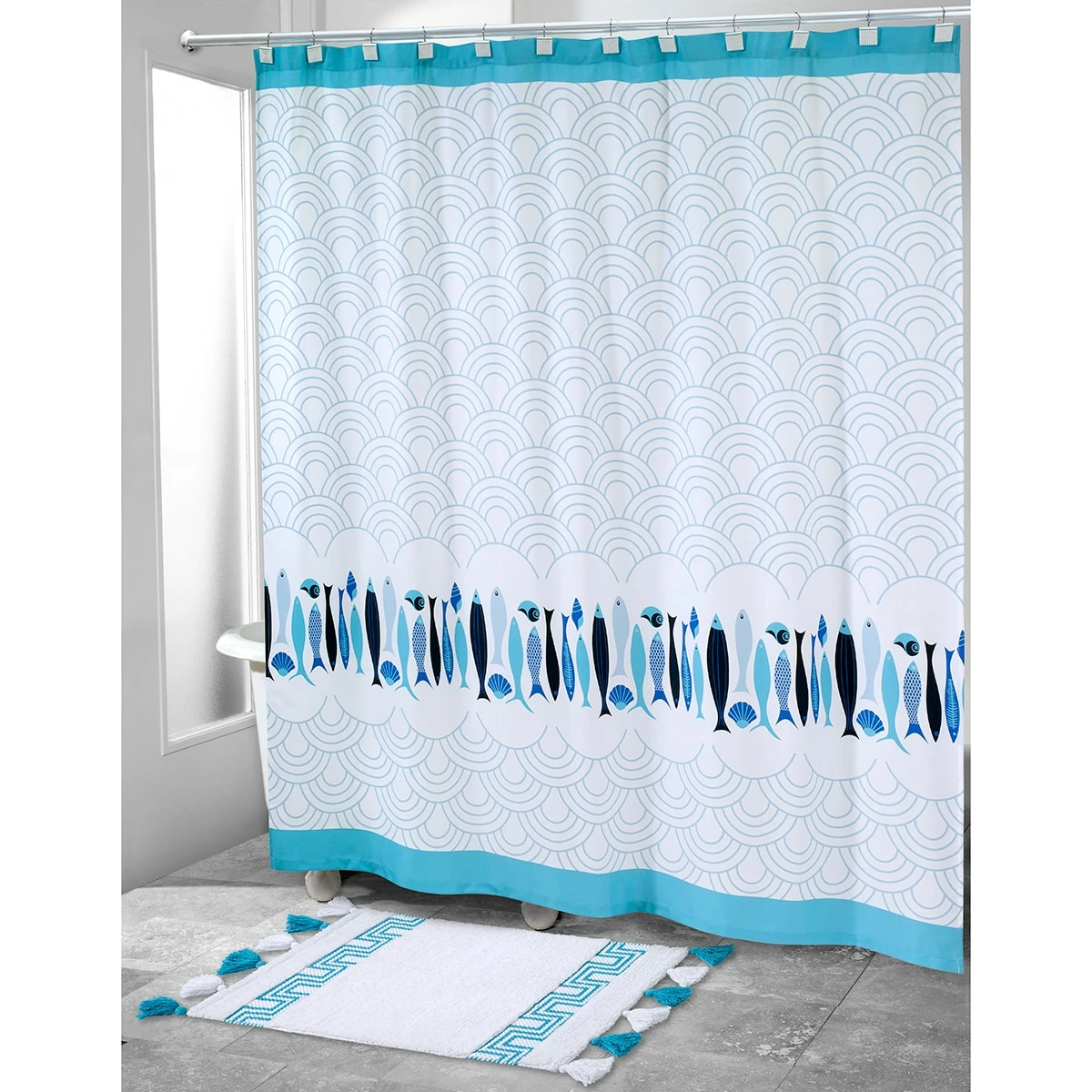 Brand new 🛒 Shower Curtains Avanti Now House By Jonathan Adler Mercer Shower Curtain 🤩 4 Brand new 🛒 Shower Curtains Avanti Now House By Jonathan Adler Mercer Shower Curtain 🤩 - Image 2