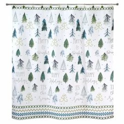 Wholesale 🤩 Shower Curtains Avanti 🎄 Christmas Tree Shower Curtain 💯