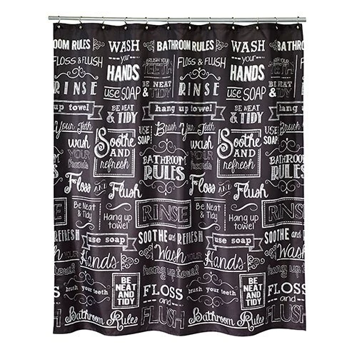 Cheap π Shower Curtains Avanti Chalk It Up Shower Curtain β 3 Cheap π Shower Curtains Avanti Chalk It Up Shower Curtain β