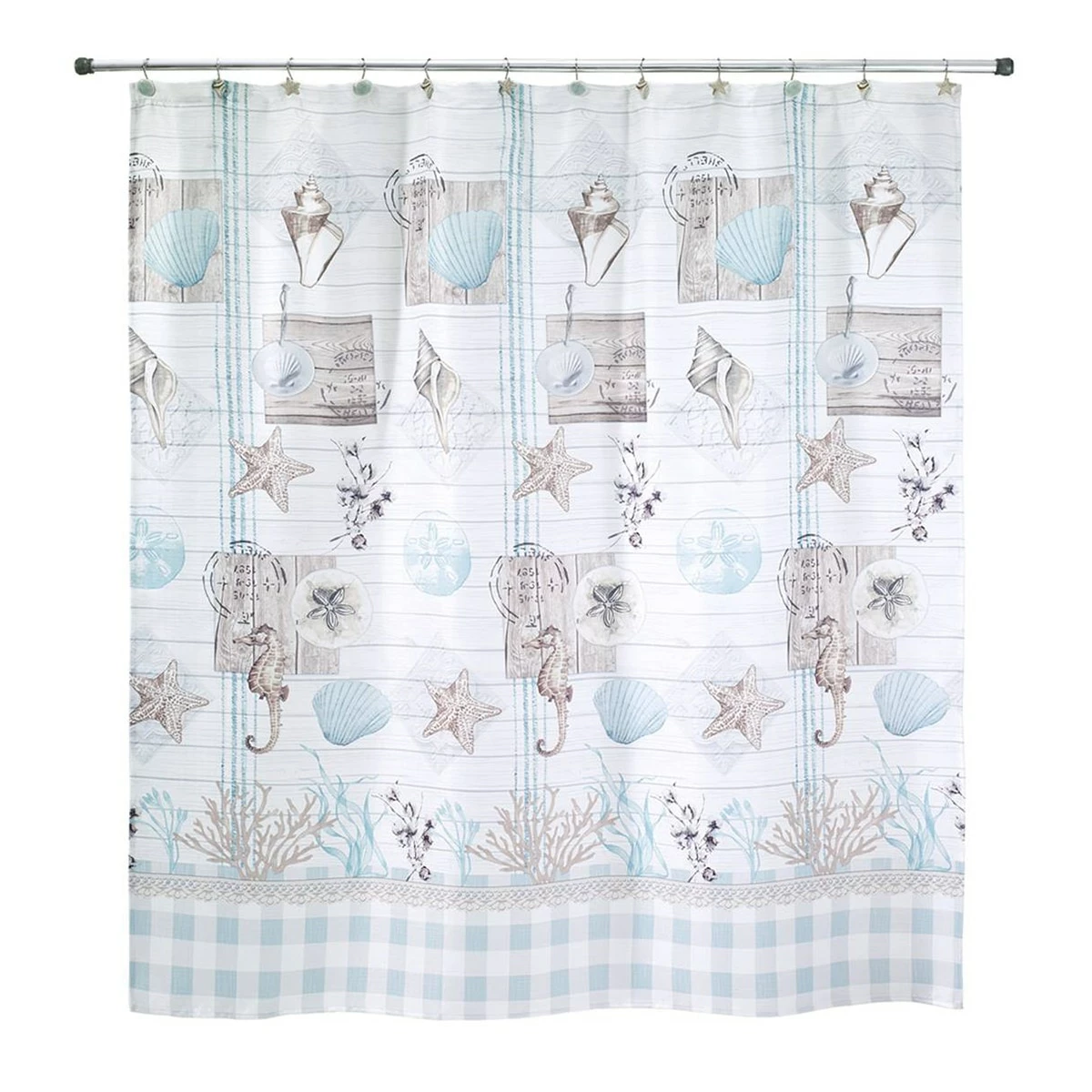Best Pirce ๐ฅฐ Shower Curtains Avanti Farmhouse Shell Shower Curtain ๐ 4 Best Pirce ๐ฅฐ Shower Curtains Avanti Farmhouse Shell Shower Curtain ๐ - Image 2