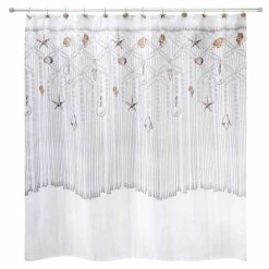 Best reviews of ❤️ Shower Curtains Avanti Macrame Shells Shower Curtain 😀