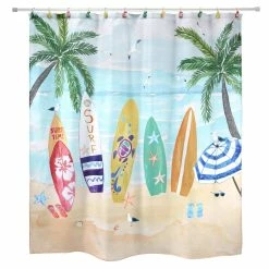 Best Sale ❤️ Shower Curtains Avanti Surf Time Shower Curtain ❤️