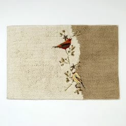 Cheap 🔥 Bath Rugs & Mats Avanti Gilded Birds Bath Rug ⭐