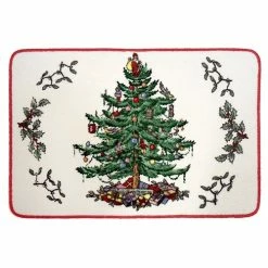 Flash Sale 🎁 Bath Rugs & Mats Avanti Spode 🎄 Christmas Tree Red Bath Rug ✨