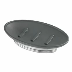 Budget 😀 Soap Dishes Avanti Memphis Grey Soap Dish 🛒