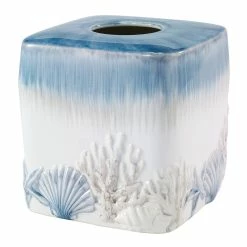 Flash Sale ⌛ Tissue Box Holders Avanti Abstract Coastal Tissue Cover 😉