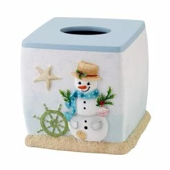 Cheap 🛒 Tissue Box Holders Avanti Coastal Snowman Tissue Cover 🔥