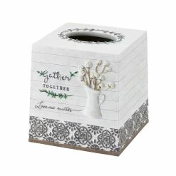 Brand new 🎁 Tissue Box Holders Avanti Modern Farmhouse Tissue Cover 🧨