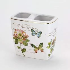 Coupon 👍 Toothbrush Holders Avanti Butterfly Garden Toothbrush Holder ❤️
