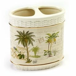 Cheap 🔔 Toothbrush Holders Avanti Colony Palm Toothbrush Holder ✔️
