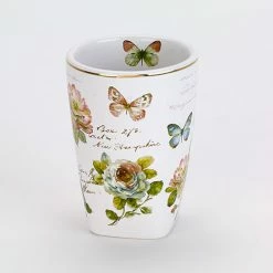 Best Sale ✔️ Tumblers Avanti Butterfly Garden Ceramic Tumbler 🤩